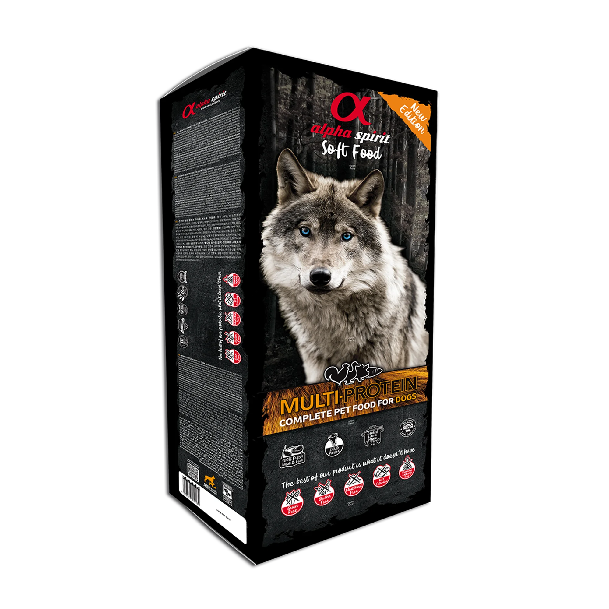 AS Semi-moist MULTIPROTEIN BOX (н/в корм д/собак) МУЛЬТИПРОТЕЇН 9 кг (45х200г)